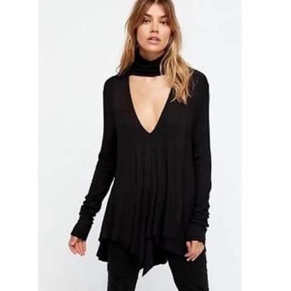 Free People Uptown Turtle Neck M - Picture 8 of 9